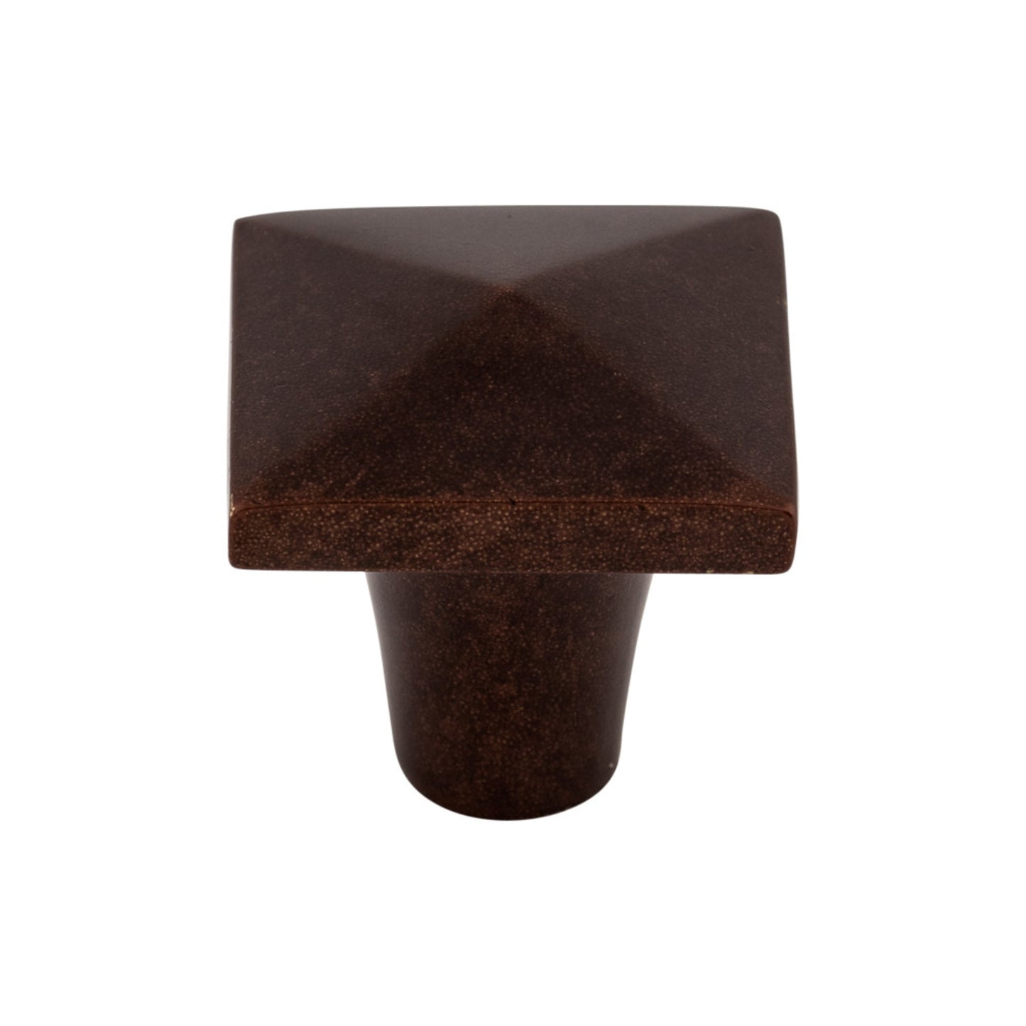 TOP KNOBS M1518 Aspen 1 1/4" Length Square Knob - Mahogany Bronze