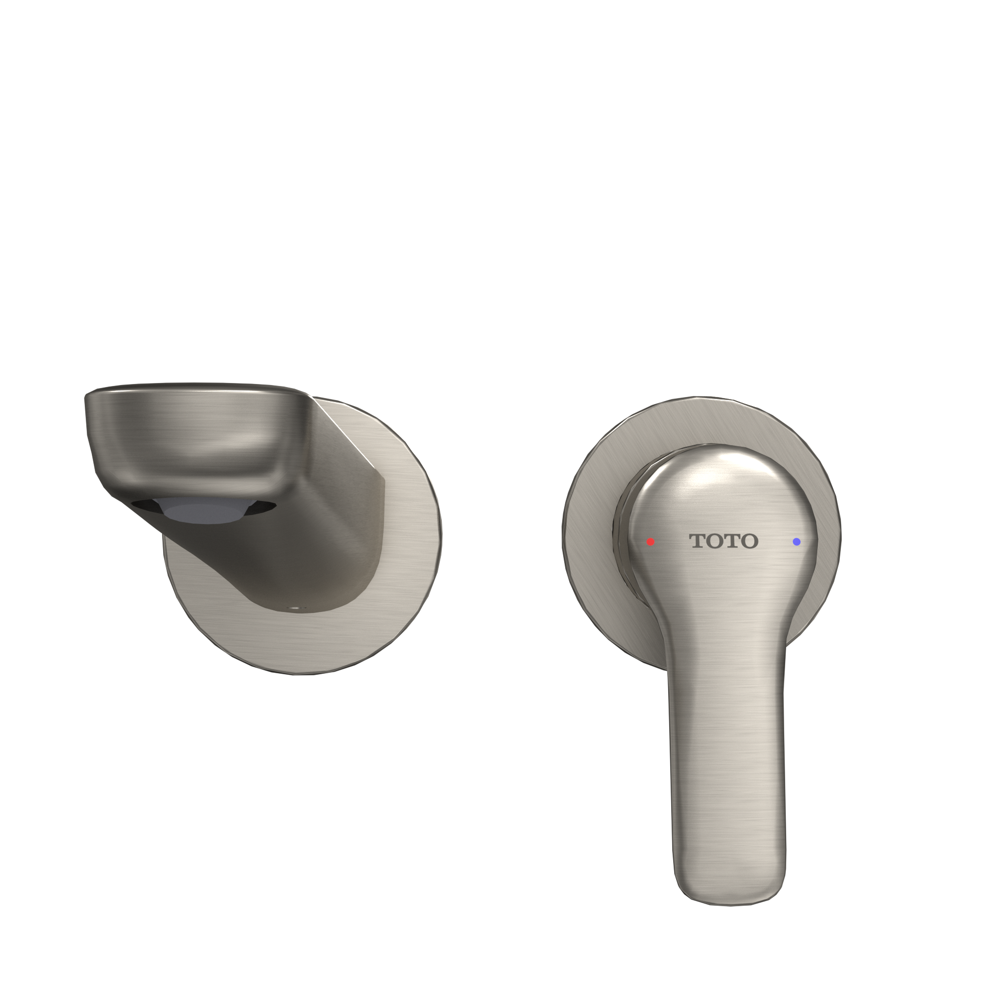 TOTO TLG03308U#BN Gs 1.2 Gpm Wall-Mount Single-Handle Bathroom Faucet With Comfort Glide Technology - Brushed Nickel