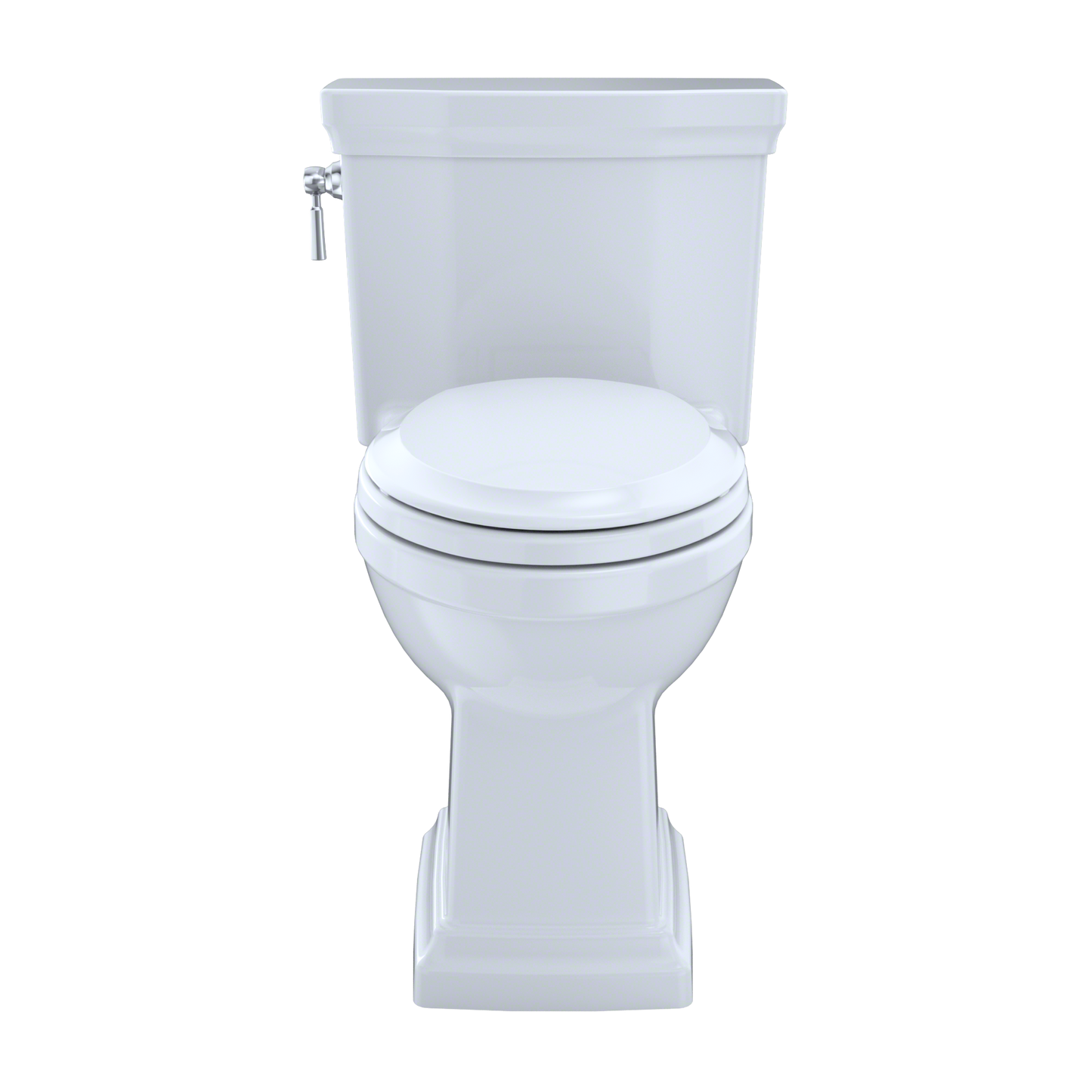 TOTO MS814224CUFG#01 Promenade II 1G One-Piece Elongated 1.0 GPF Universal Height Toilet with CEFIONTECT , Cotton White