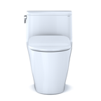 TOTO MS642234CEFG#01 Nexus One-Piece Elongated 1.28 Gpf Universal Height Toilet With Cefiontect And Ss234 Softclose Seat - Cotton White