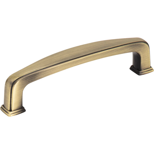 JEFFREY ALEXANDER 1092AB Milan 1 96 mm Center-to-Center Bar Pull - Brushed Antique Brass