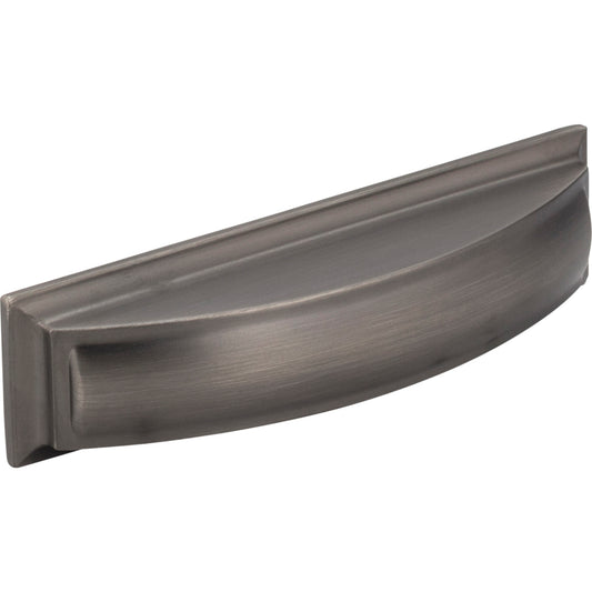 JEFFREY ALEXANDER 436-96BNBDL Annadale 96 mm Center-to-Center Cup/Bin Pull - Brushed Pewter