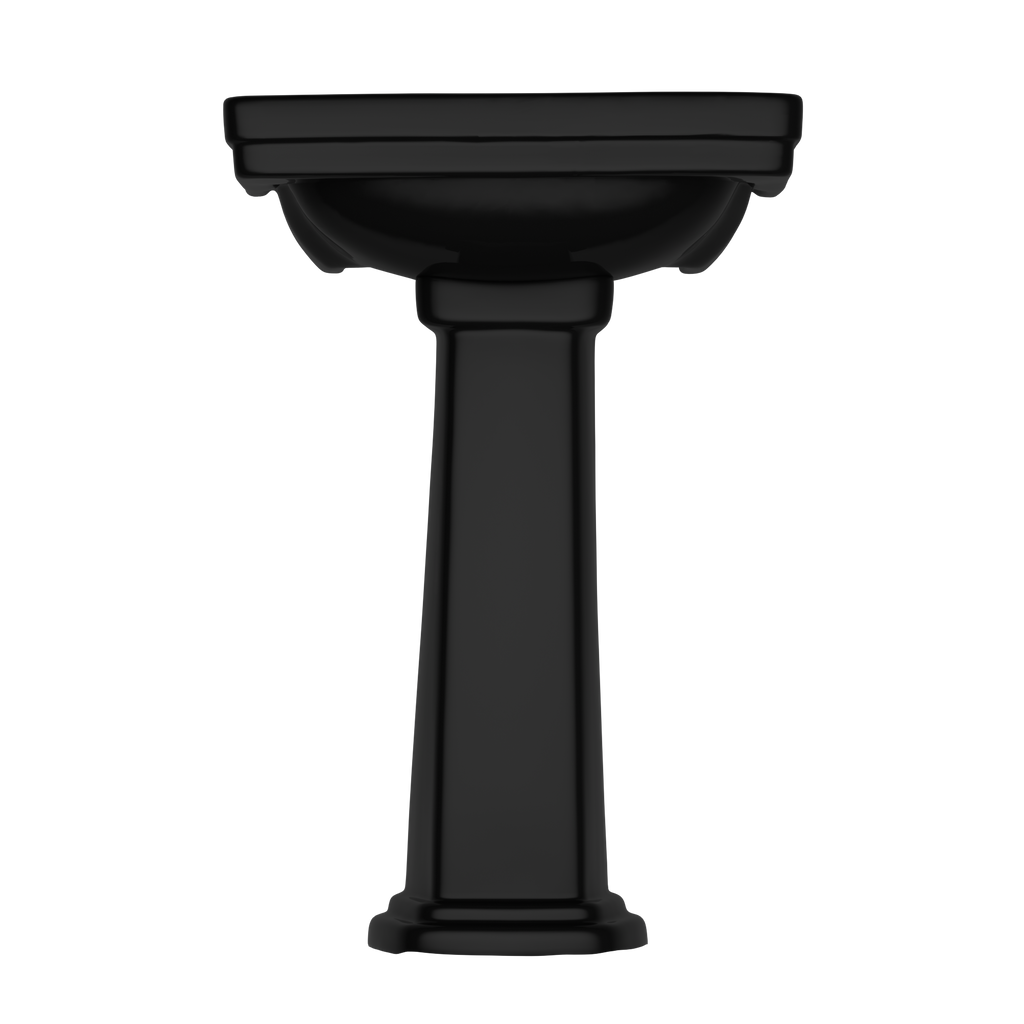 TOTO LPT532.8N#51 Promenade 24" X 19-1/4" Rectangular Pedestal Bathroom Sink For 8 Inch Center Faucets - Ebony