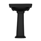 TOTO LPT532.4N#51 Promenade 24" X 19-1/4" Rectangular Pedestal Bathroom Sink For 4 Inch Center Faucets - Ebony