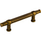 TOP KNOBS TK197GBZ Luxor 3 3/4" Center to Center Bar Pull - German Bronze