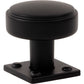 ATLAS A540-BL Benning 1 1/4" Diameter Round Knob - Matte Black