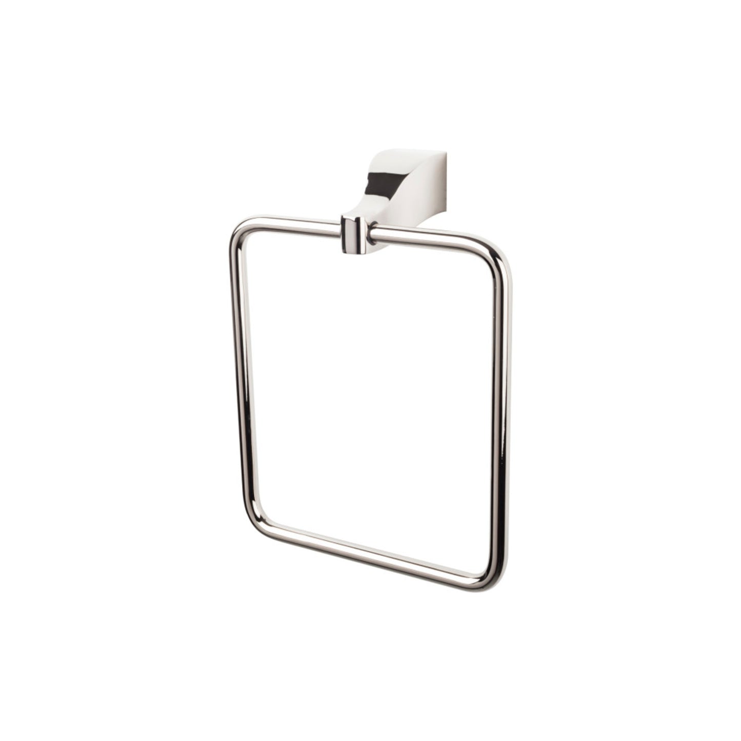 TOP KNOBS AQ5PN Aqua Towel Ring - Polished Nickel