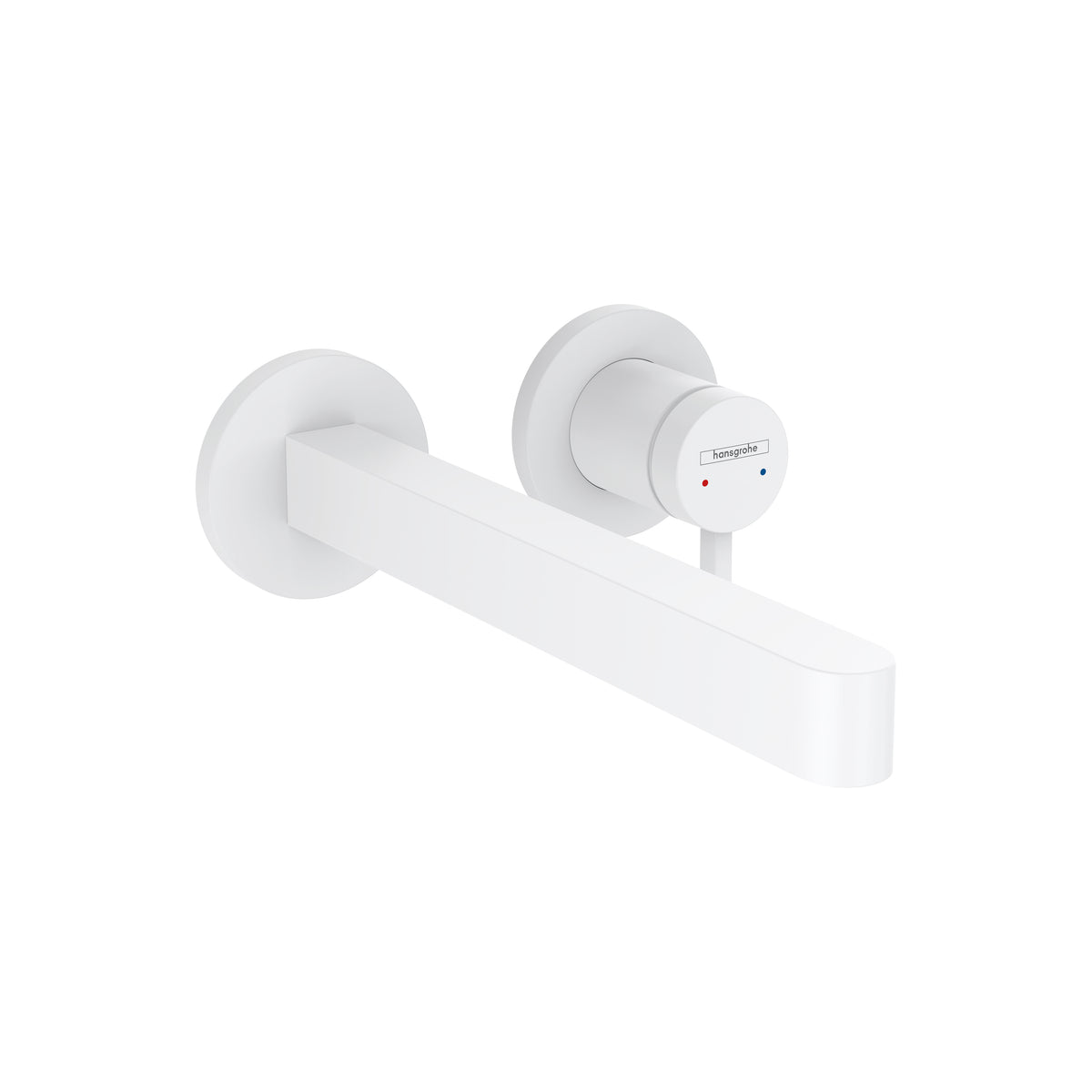 HANSGROHE 76050701 Finoris Wall-Mounted Single-Handle Faucet Trim, 1.2 GPM - Matte White