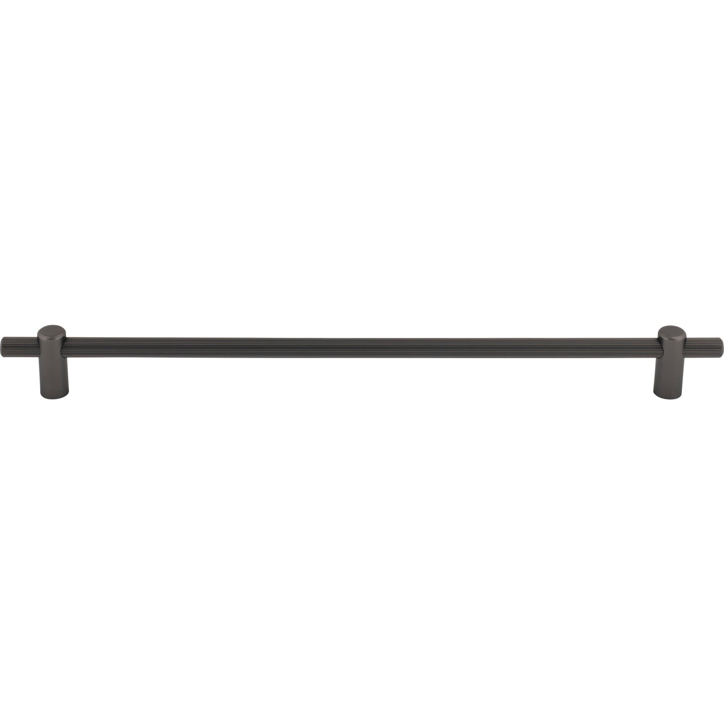 TOP KNOBS TK3257AG Dempsey 12" Center to Center Bar Pull - Ash Gray