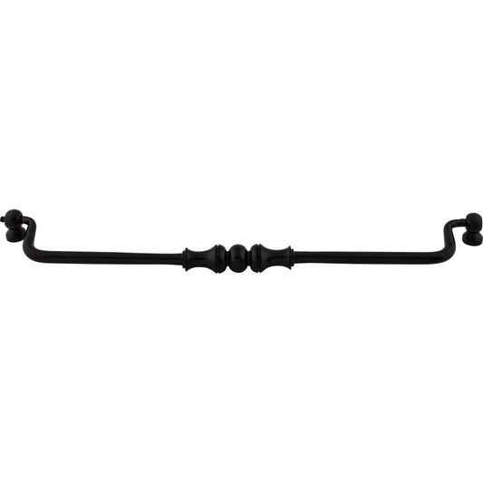 TOP KNOBS M686 Orne 12" Center to Center Drop Handle , Patina Black