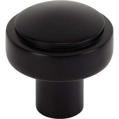 ATLAS A530-BL Kayden 1 1/4" Diameter Round Knob - Matte Black