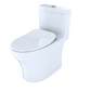 TOTO MS646234CEMFGN#01 Aquia IV One-Piece Elongated Dual Flush 1.28 and 0.9 GPF Universal Height , Cotton White