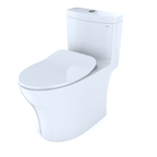 TOTO MS646234CEMFGN#01 Aquia Iv One-Piece Elongated Dual Flush 1.28 And 0.9 Gpf Universal Height - Cotton White