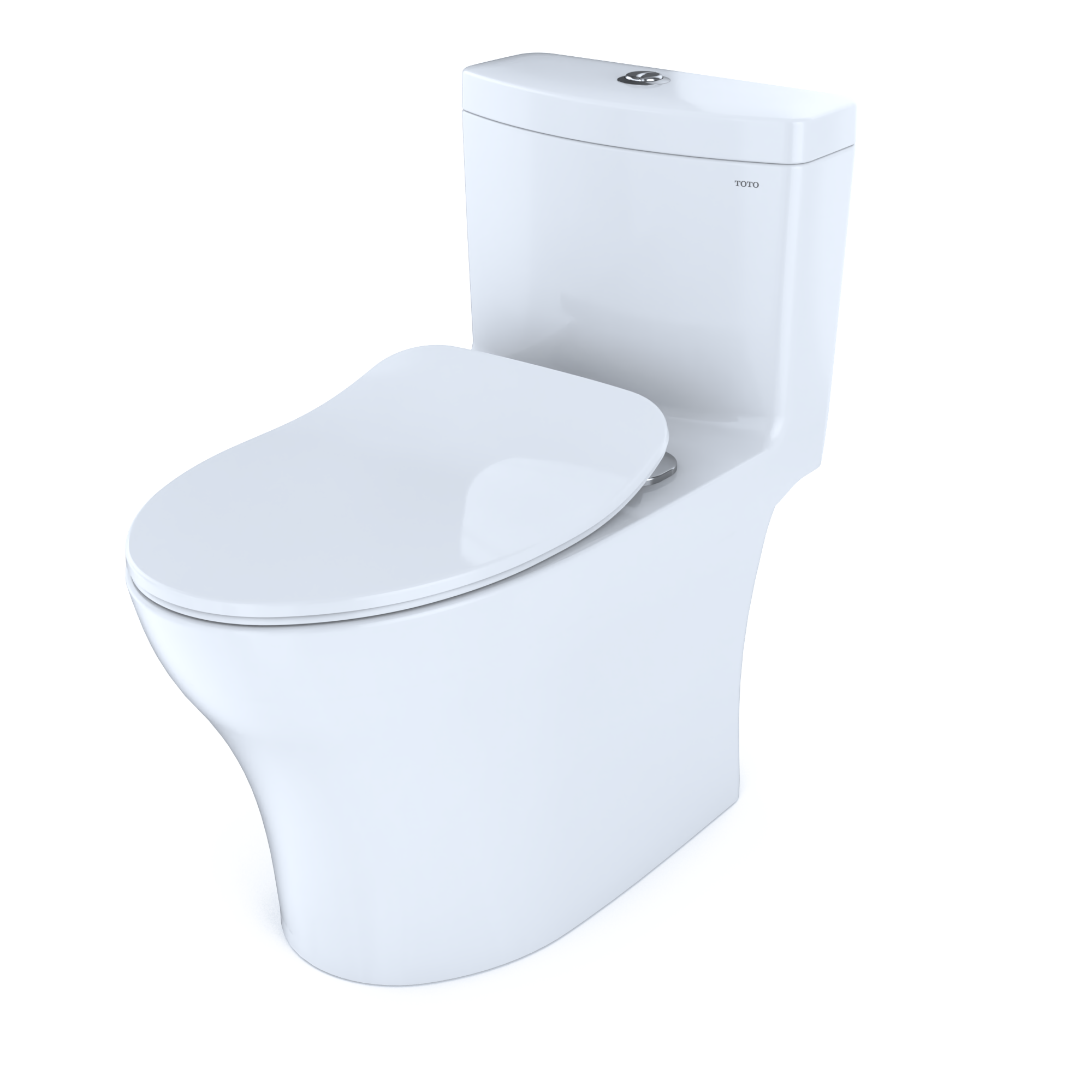 TOTO MS646234CEMFGN#01 Aquia Iv One-Piece Elongated Dual Flush 1.28 And 0.9 Gpf Universal Height - Cotton White