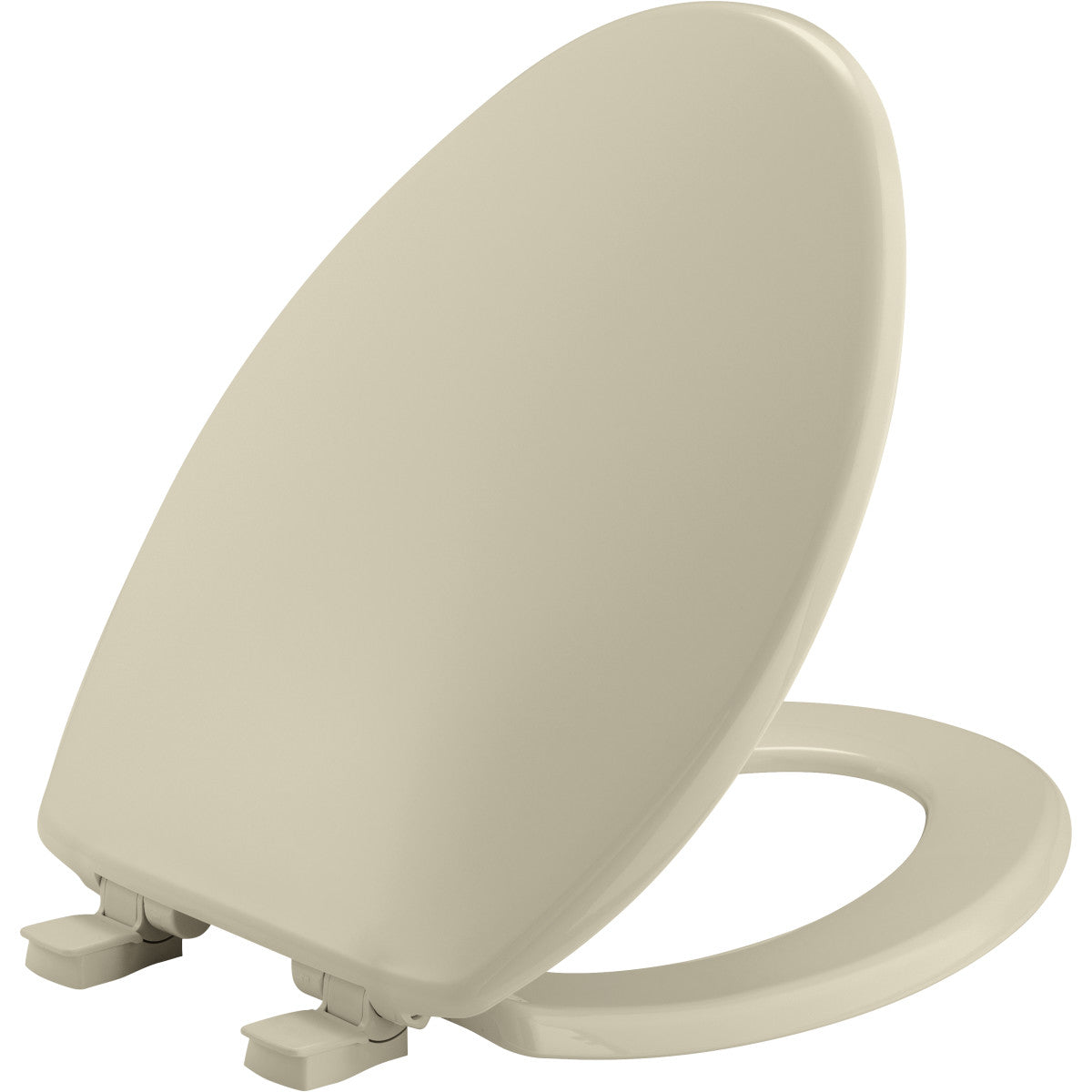 Bemis Elongated Plastic Toilet Seat in Bone with Easy•Clean and Whisper•Close Hinge