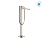 TOTO TBG07306U#BN Ge Single-Handle Free Standing Tub Filler With Handshower - Brushed Nickel
