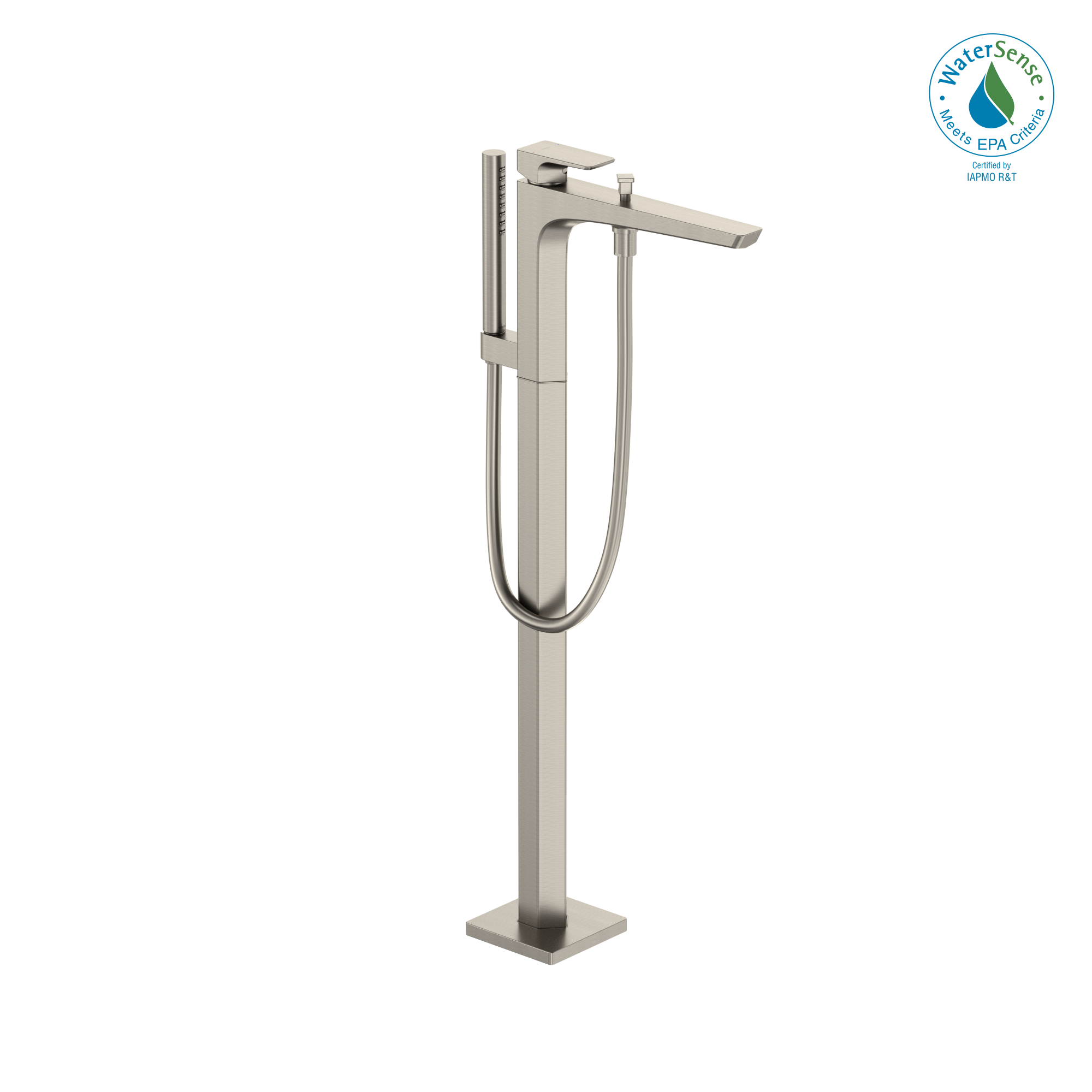 TOTO TBG07306U#BN Ge Single-Handle Free Standing Tub Filler With Handshower - Brushed Nickel