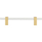 JEFFREY ALEXANDER 578-128BG Spencer 128 mm Center-to-Center Bar Pull - Brushed Gold