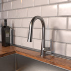 HANSGROHE 72815341 Talis S Prep Kitchen Faucet, 2-Spray Pull-Down, 1.75 GPM - Brushed Black Chrome
