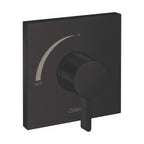 HANSGROHE 15724671 Ecostat Square Pressure Balance Trim - Matte Black