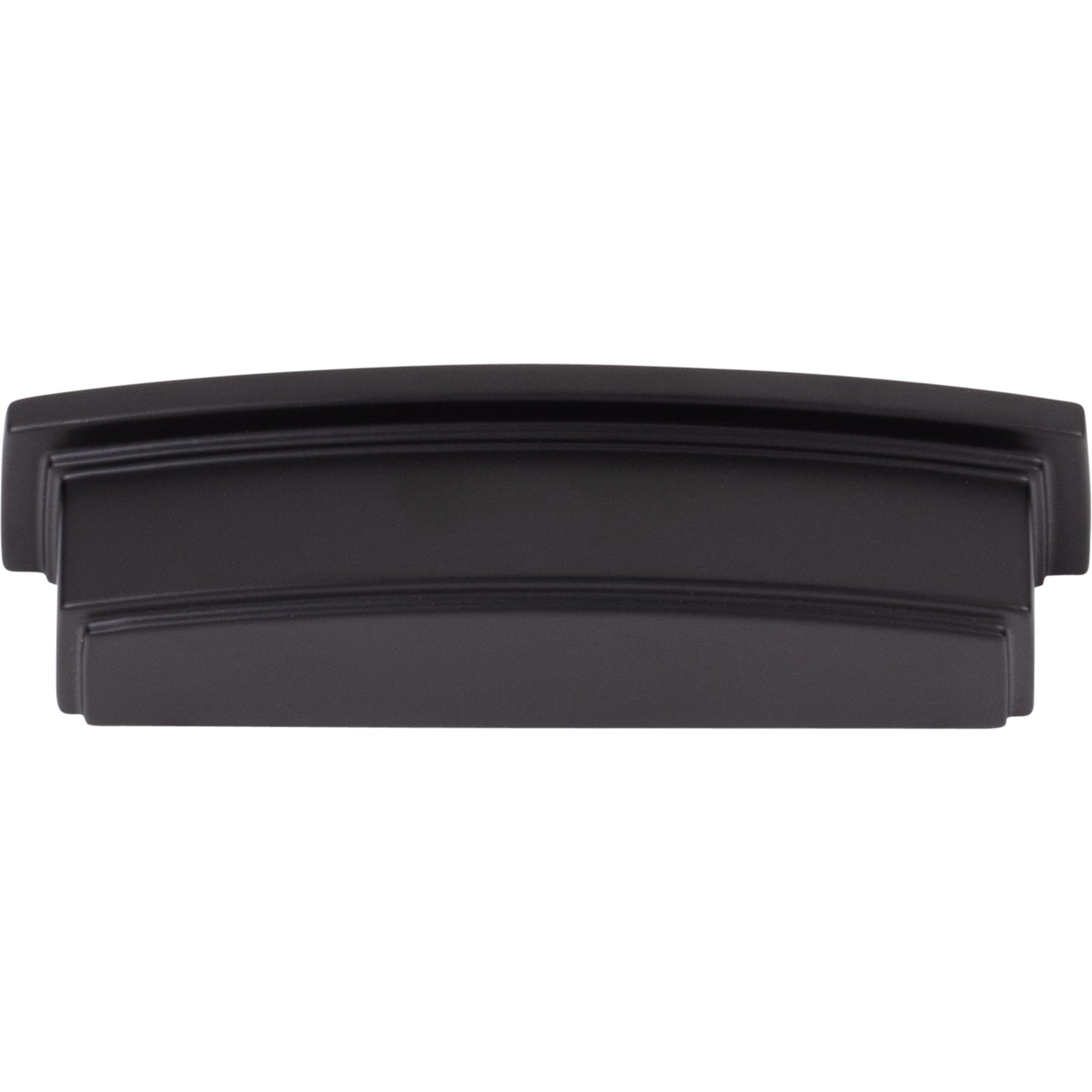 JEFFREY ALEXANDER 141-96MB Renzo 96 mm Center-to-Center Cup/Bin Pull - Matte Black