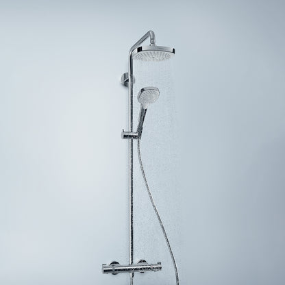 HANSGROHE 04698001 Croma Select E Showerpipe 180 2-Jet, 1.8 GPM - Chrome