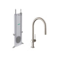 HANSGROHE 72801831 Talis N HighArc Kitchen Faucet, O-Style 2-Spray Pull-Down with sBox, 1.75 GPM - Polished Nickel