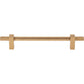 JEFFREY ALEXANDER 598-160SBZ Larkin Knurled Center 160 mm Center-to-Center Bar Pull - Satin Bronze