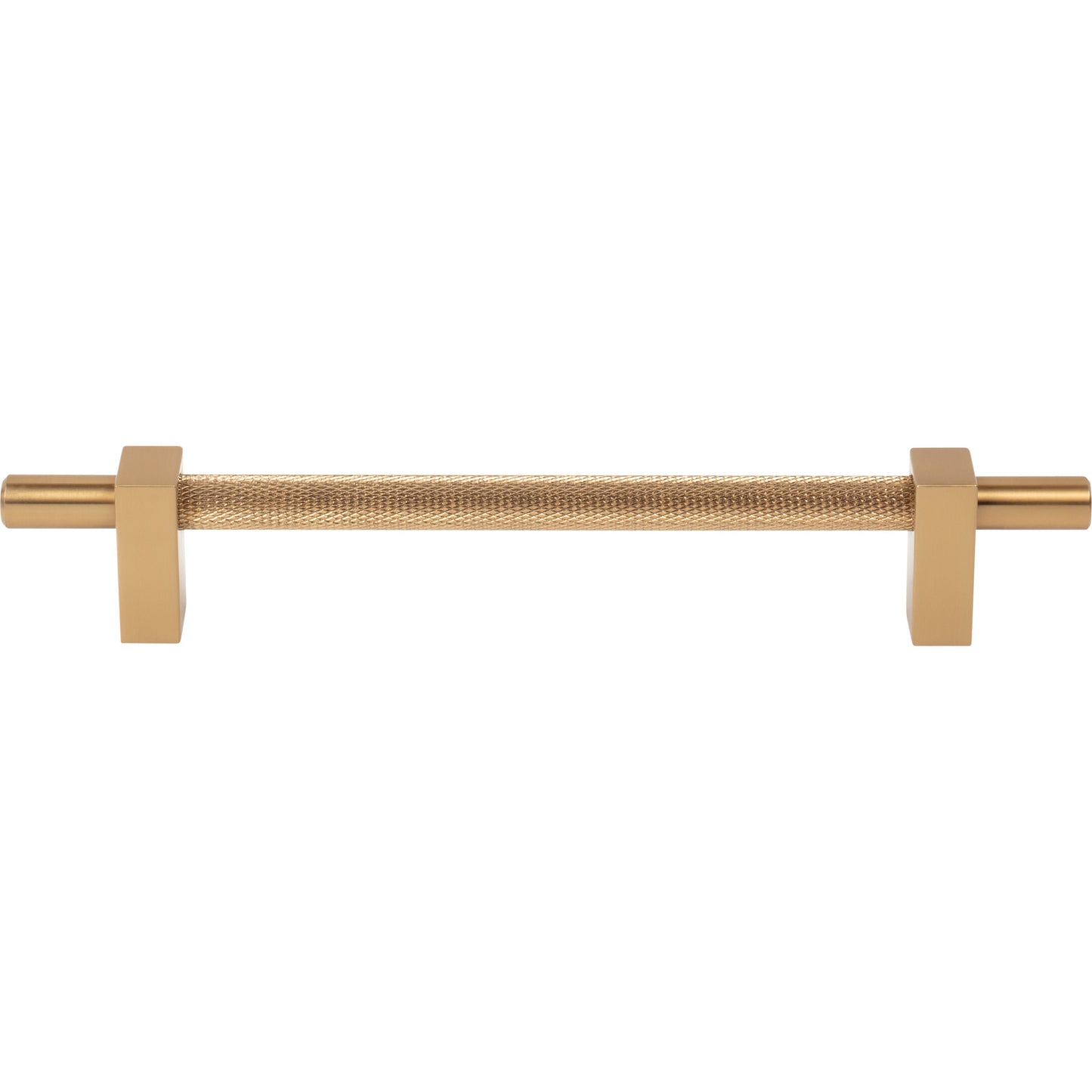 JEFFREY ALEXANDER 598-160SBZ Larkin Knurled Center 160 mm Center-to-Center Bar Pull - Satin Bronze