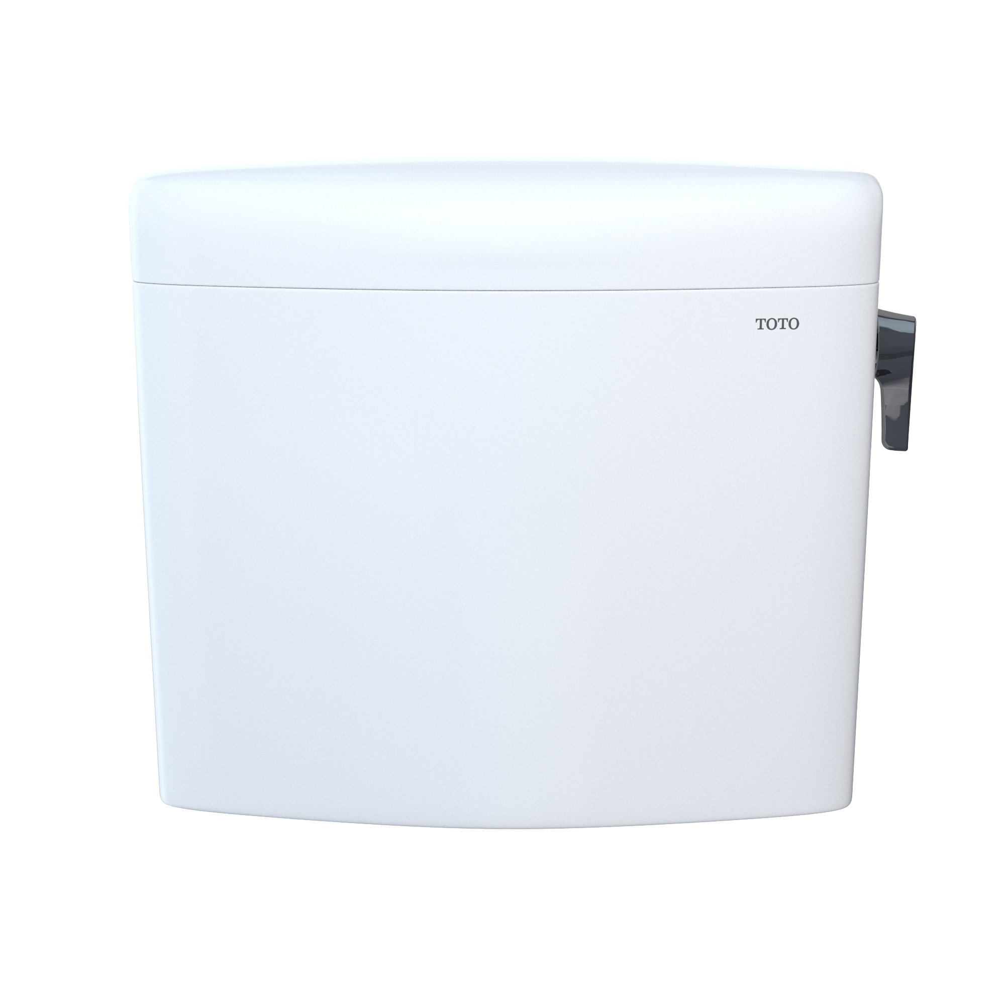 TOTO ST436EMNR#01 Aquia Iv Cube Dual Flush 1.28 And 0.9 Gpf Toilet Tank Only With Right Hand Trip Lever - Cotton White