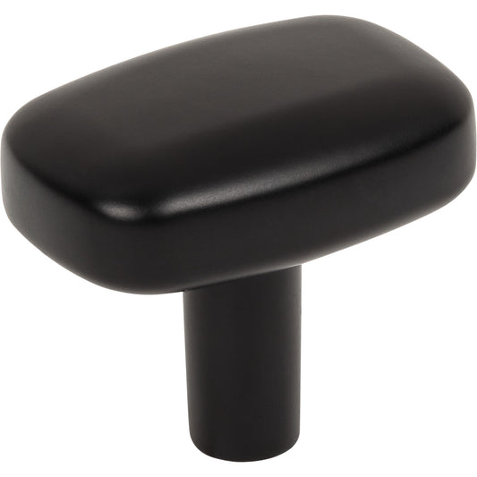 JEFFREY ALEXANDER 329L-MB Loxley 1-1/2" Length Rectangle Knob - Matte Black