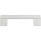 ATLAS A918-CH Wide Square 3 3/4" Center to Center Bar Pull - Polished Chrome