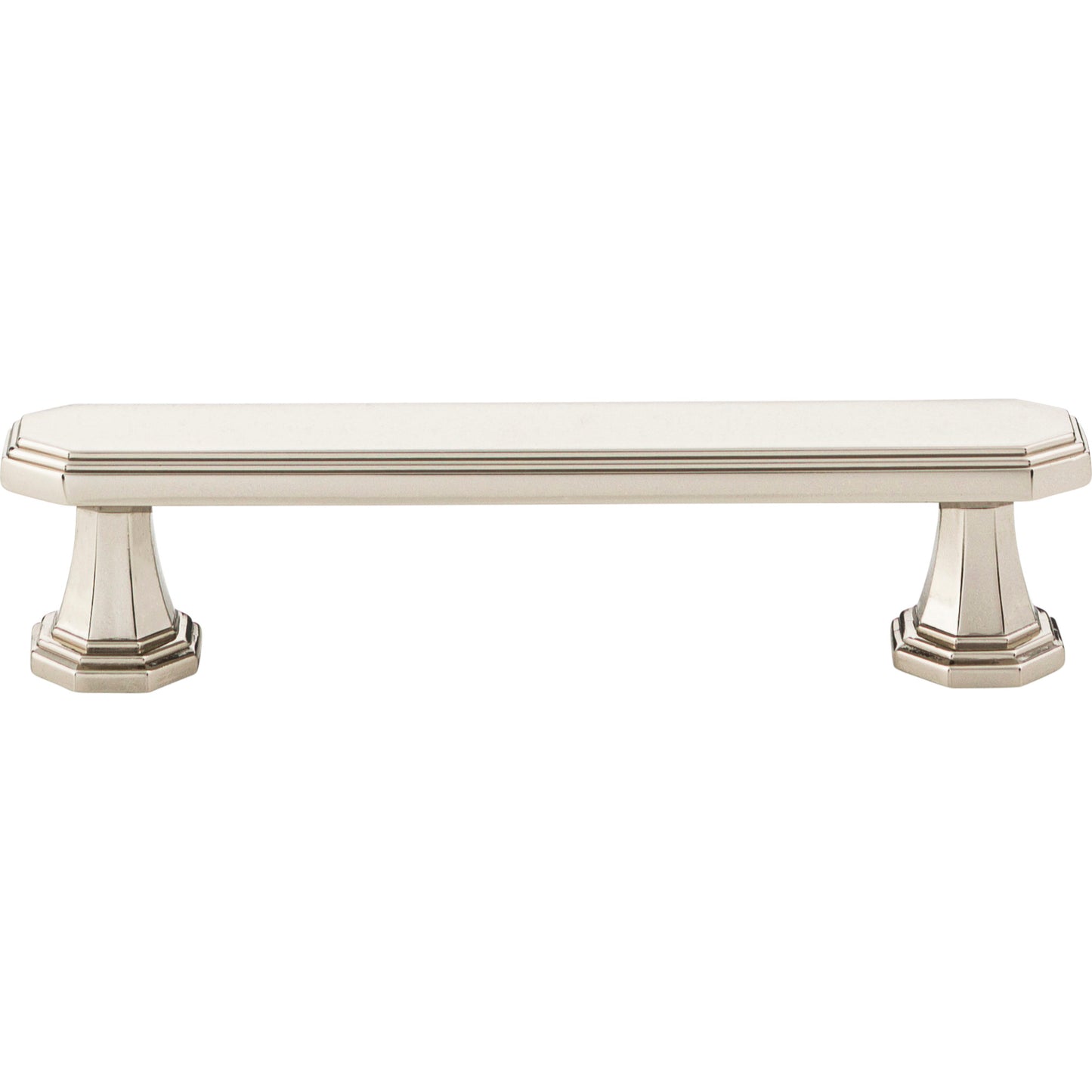 ATLAS 440-PN Dickinson 3 3/4" Center to Center Bar Pull - Polished Nickel