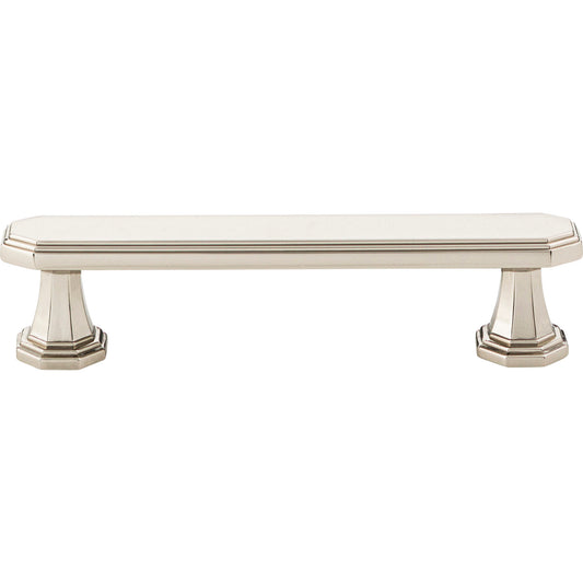 ATLAS 440-PN Dickinson 3 3/4" Center to Center Bar Pull - Polished Nickel