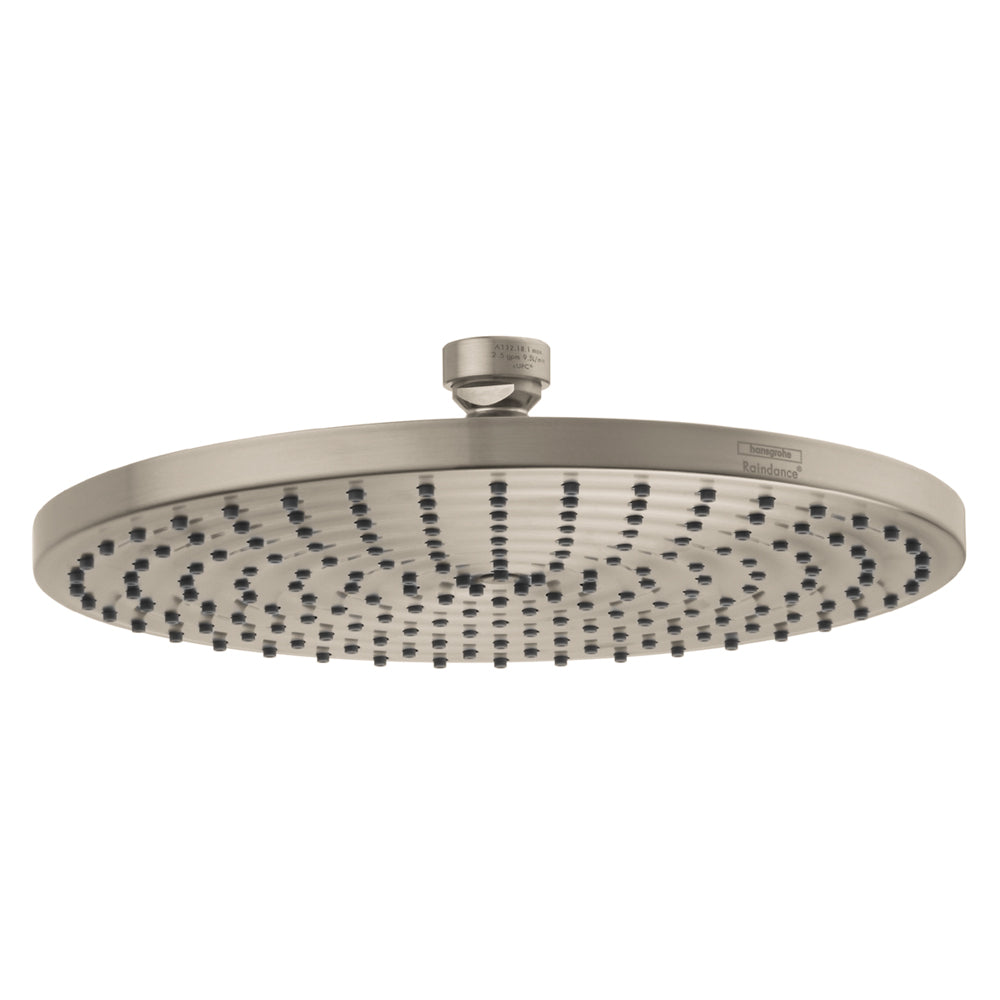 HANSGROHE 26927821 Raindance S Showerhead 240 1-Jet, 1.75 GPM - Brushed Nickel