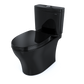 TOTO MS446124CEMN#51 Aquia IV WASHLET+ Two-Piece Elongated Dual Flush 1.28 and 0.9 GPF Toilet , Ebony