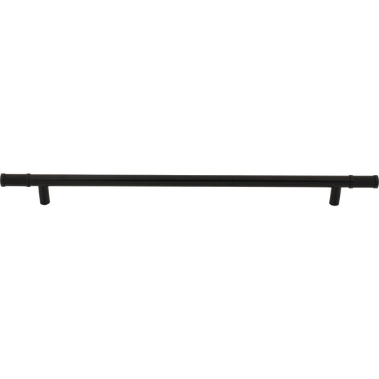 TOP KNOBS TK3239BLK Burnham 18" Center to Center Bar Pull - Flat Black