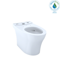TOTO CT446CEFGN#01 Aquia Iv Elongated Universal Height Skirted Toilet Bowl With Cefiontect - Cotton White