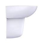 TOTO LHT241.4G#01 Supreme Oval Wall-Mount Bathroom Sink With Cefiontect And Shroud For 4 Inch Center Faucets - Cotton White