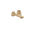 AXOR 49111141 Citterio C Wall-Mounted Single-Handle Faucet- Cubic Cut, 1.2 GPM - Brushed Bronze