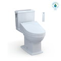 TOTO MW4943084CEMFG#01 Washlet+  Connelly Two-Piece Elongated Dual Flush 1.28 And 0.9 Gpf Toilet And Washlet C5 Bidet Seat - Cotton White