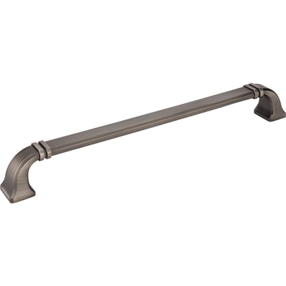 JEFFREY ALEXANDER 165-12BNBDL Ella 12" Center-to-Center Appliance Pull - Brushed Pewter