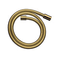 AXOR 28282990 ShowerSolutions Techniflex Hose with Cylindrical Nut, 49" - Polished Gold Optic