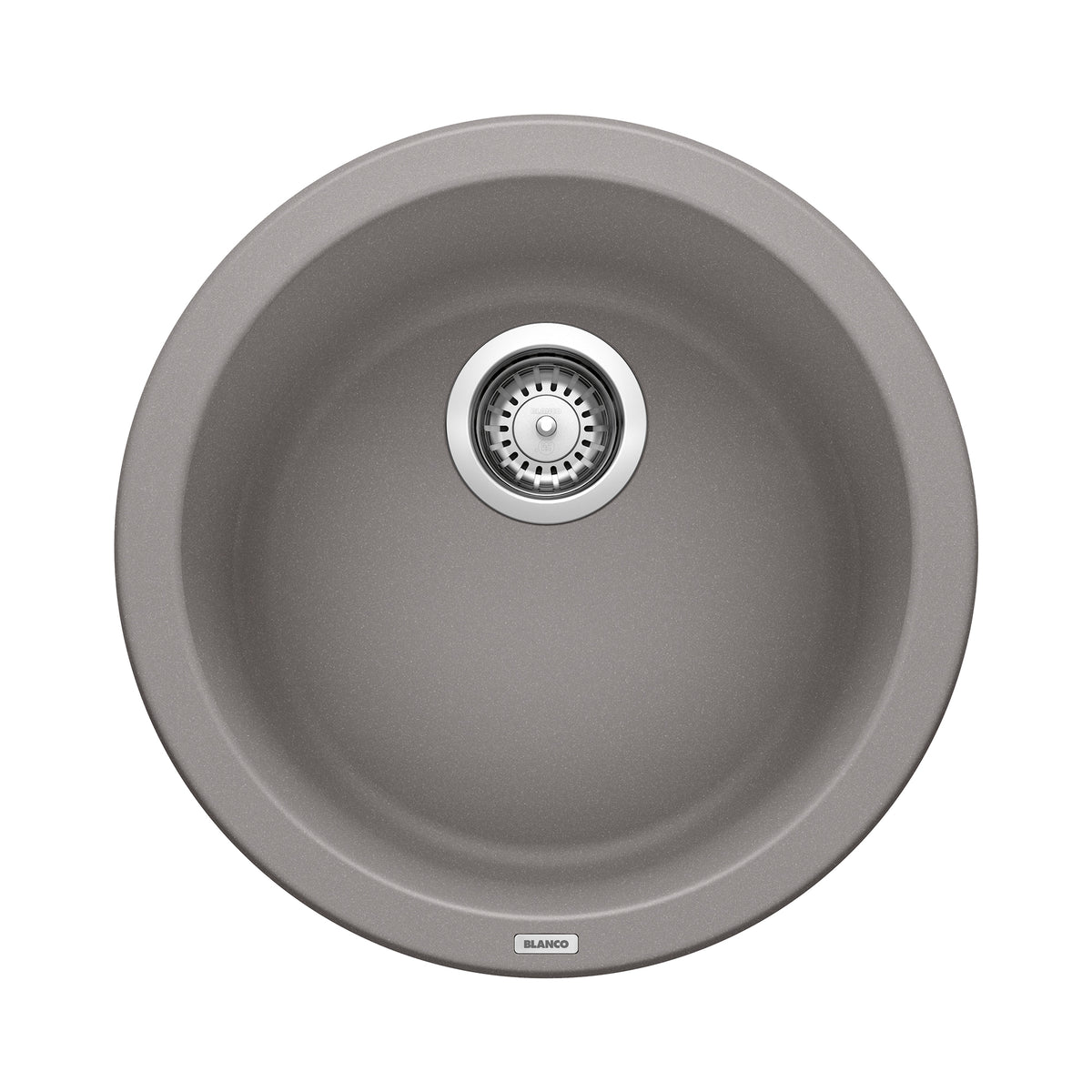 BLANCO 513382 Rondo Rondo SILGRANIT 18" Dual Mount Bar Sink - Metallic Gray in Metallic Gray