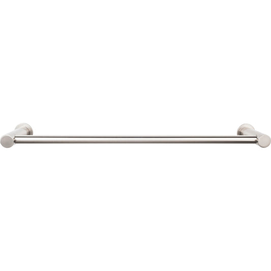 TOP KNOBS HOP6BSN TOP BATH (R) Hopewell Bath Single 19 1/2" Wall Mounted Towel Bar - Brushed Satin Nickel