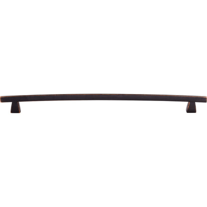 TOP KNOBS TK6TB Arched 12" Center to Center Bar Pull - Tuscan Bronze