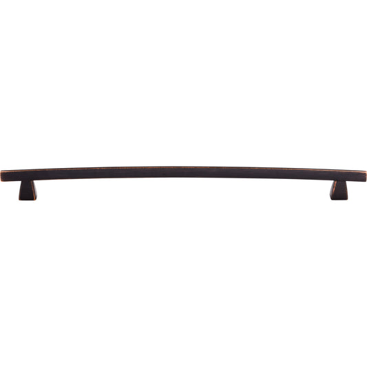 TOP KNOBS TK6TB Arched 12" Center to Center Bar Pull - Tuscan Bronze