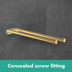 HANSGROHE 41770140 AddStoris Dual  Towel Bar - Brushed Bronze