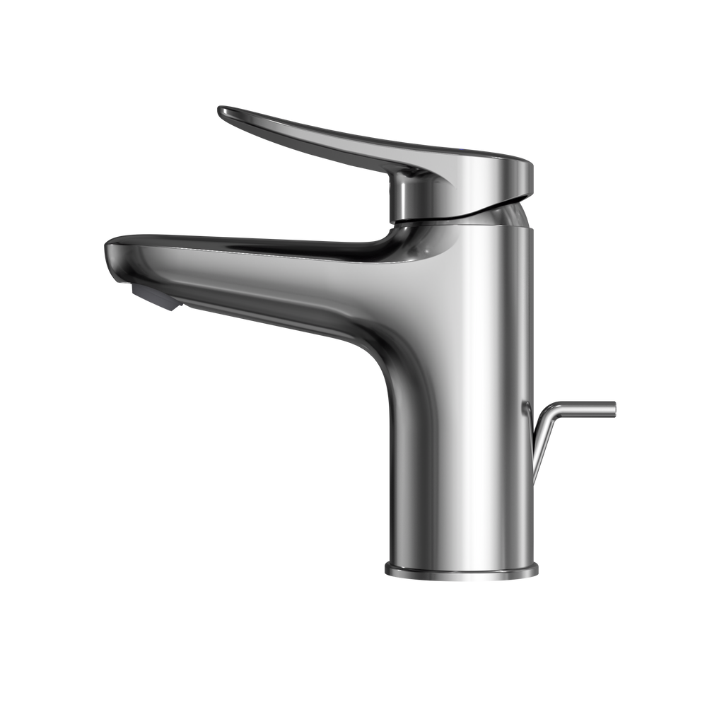 TOTO TLS04301U#CP Lf Series 1.2 Gpm Single Handle Bathroom Sink Faucet With Drain Assembly - Polished Chrome
