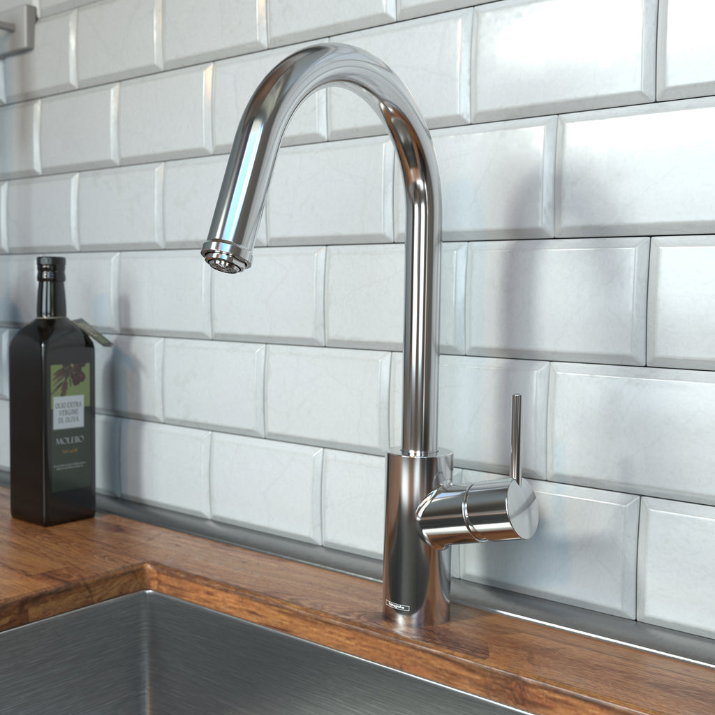 HANSGROHE 14872001 Talis S² HighArc Kitchen Faucet, 1-Spray Pull-Down, 1.75 GPM - Chrome
